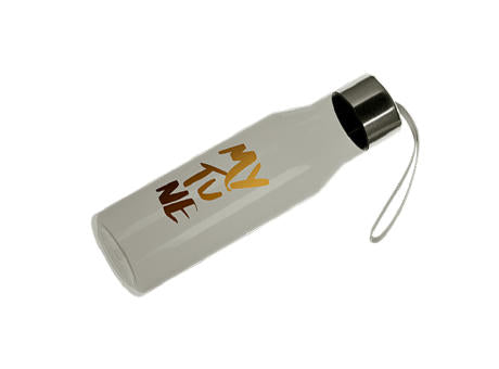 Trinkflasche aus recyceltem PET RPET Clear