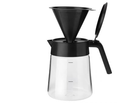 Stelton Nohr Glaskanne black metallic