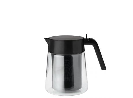 Stelton Nohr Glaskanne black metallic