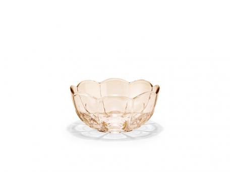 Holmegaard Lily Schale dm13 cm toffee rose 2 Stck