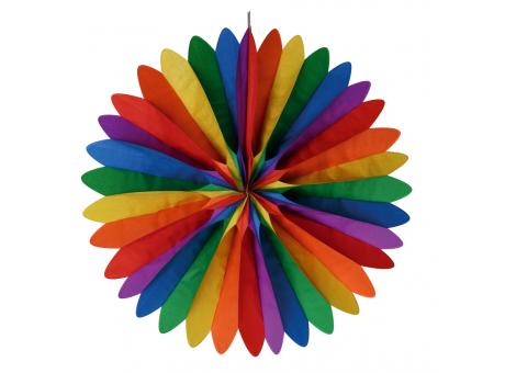 Wandfächer Regenbogen-Pride