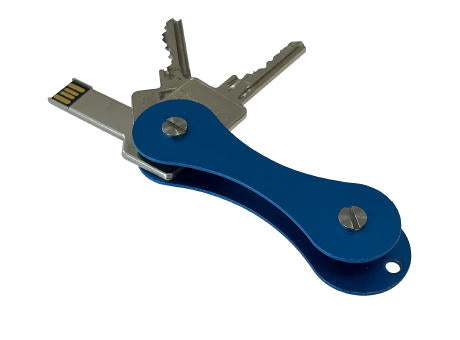 Key Organizer für 3 bis 12 Schlüssel Blau