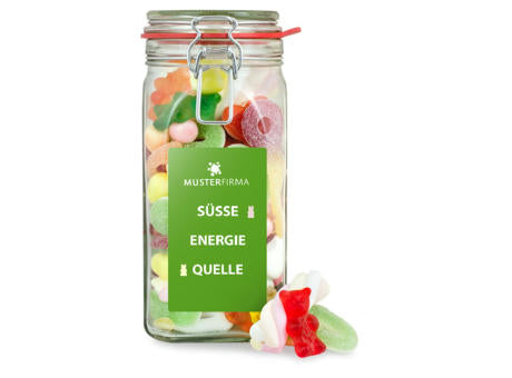 Bügelglas L Süße Energie Quelle