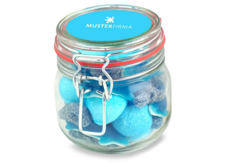 Bügelglas M Blau