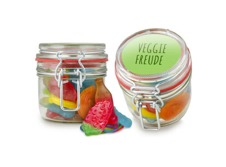 Bügelglas S Veggie Freude