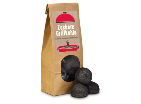 Essbare Grillkohle