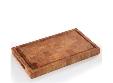 Zassenhaus Hackblock Eiche Stirnholz 45×25×4cm