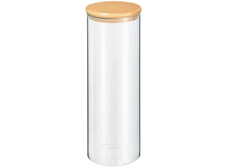Zassenhaus Vorratsglas mit Holzdeckel 2000 ml