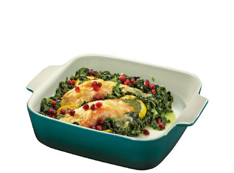 Küchenprofi Auflaufform quadratisch 28 cm Racing Green PROVENCE