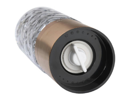 Cilio Pfeffermühle oder Salzmühle CRISTALLO kupfer