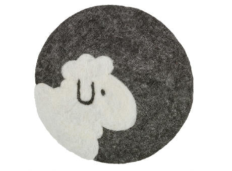 Cilio Untersetzer schwarz LANA Schaf