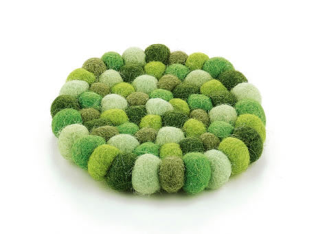 Cilio Glasuntersetzer LANA VERDE rund