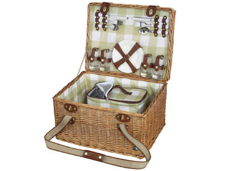 Cilio Picknick-Korb DORIO hellbraun