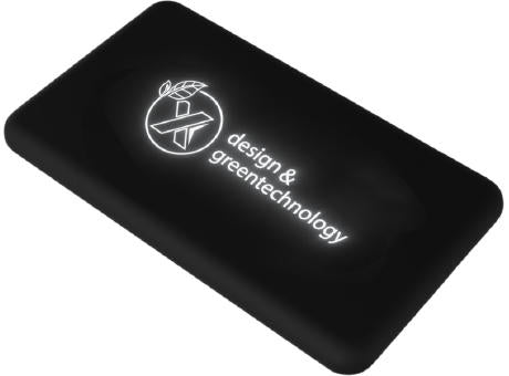 SCX.design P29 5000 mAh Solar-Taschenpowerbank mit Leuchtlogo