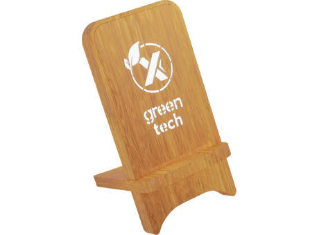 SCX.design W26 kabellose 10W Holz Ladestation mit Leuchtlogo