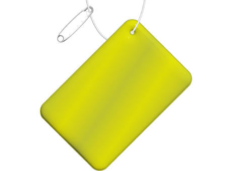 RFX™ H-10 Rechteckiger, reflektierender TPU-Anhänger, klein