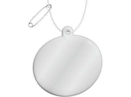 RFX™ H-09 ovaler reflektierender PVC-Anhänger
