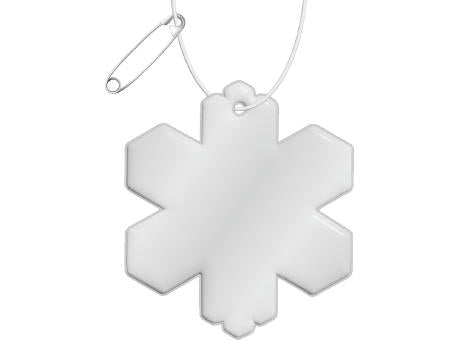 RFX™ H-10 Reflektierender TPU-Anhänger Schneeflocke