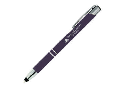 BRUNY Stylus Soft Touch Kugelschreiber mit Lasergravur