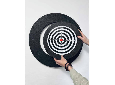 2 in 1 Dartscheibe 69 aus Vlies | komplett individuell bedruckbar