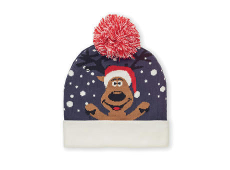 Weihnachtliche Strickmütze