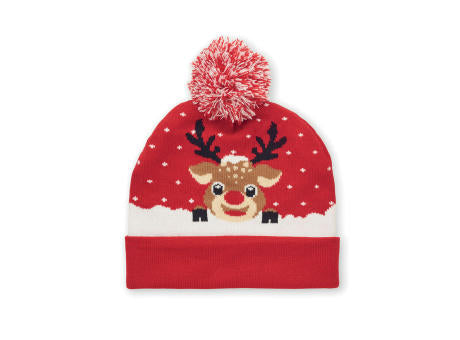 Weihnachtliche Strickmütze