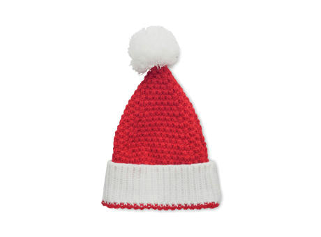 Weihnachtliche Strickmütze