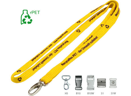 Schlauchware aus recyceltem Polyester (rPET)