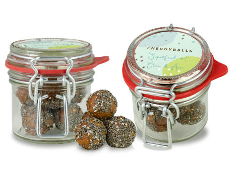 Bügelglas XS Energyballs Superfood