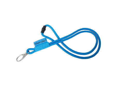 Schlauch-Lanyard mit gewebtem Label