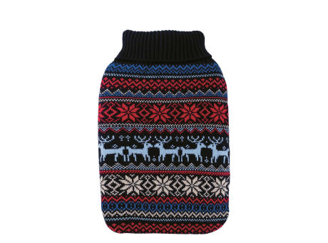 Öko-Wärmflasche Strickbezug Norweger