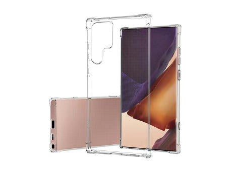 Handy Hülle Galaxy™ S22 ultra Monkey Soft Slim Case TPU Silikon matt schwarz