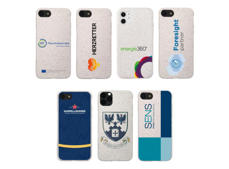 Nachhaltige Handyhülle inkl. Sammlung 1kg Ozeanplastik iPhone™ 16 Turtle Eco Soft Case PLA + Bambus schwarz