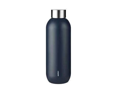 Stelton Keep Cool Isolierflasche 600ml soft deep ocean