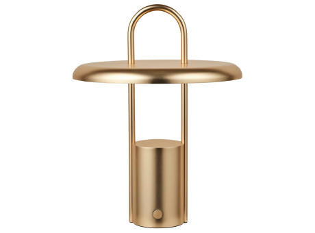 Stelton Pier portable Tischleuchte brass