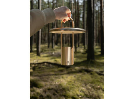 Stelton Pier portable Tischleuchte brass