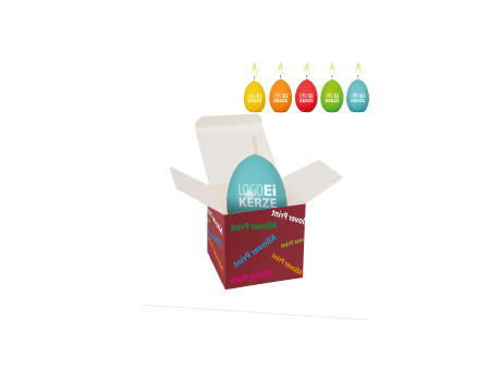ColorBox LogoEi Kerze - Weiß