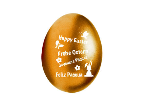 Happy Egg Frohe Ostern - Blau