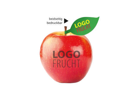 LogoFrucht Apfel rot - Blackberry + Apfelblatt