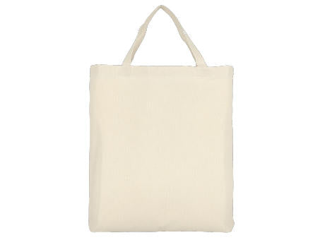 T10003-TEXXILLA Baumwolltasche CLASSIC mit zwei kurzen Henkeln und Bodenfalte, ca.140 g/m²