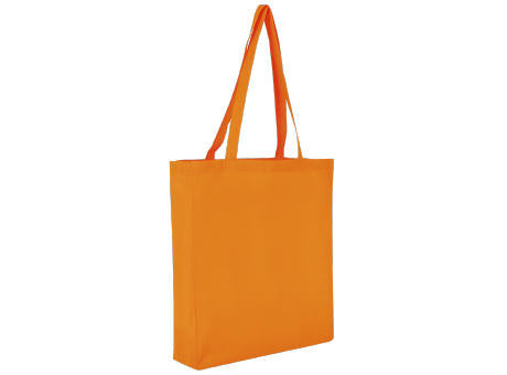 T10013-TEXXILLA Baumwolltasche CLASSIC mit zwei langen Henkeln, Boden- und Seitenfalte, ca. 140g/m²