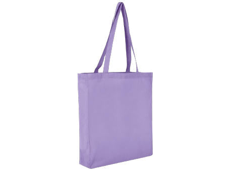 T10013-TEXXILLA Baumwolltasche CLASSIC mit zwei langen Henkeln, Boden- und Seitenfalte, ca. 140g/m²