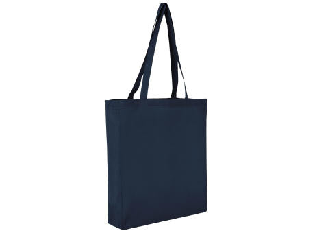T10013-TEXXILLA Baumwolltasche CLASSIC mit zwei langen Henkeln, Boden- und Seitenfalte, ca. 140g/m²