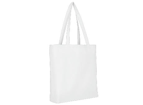 T10013-TEXXILLA Baumwolltasche CLASSIC mit zwei langen Henkeln, Boden- und Seitenfalte, ca. 140g/m²
