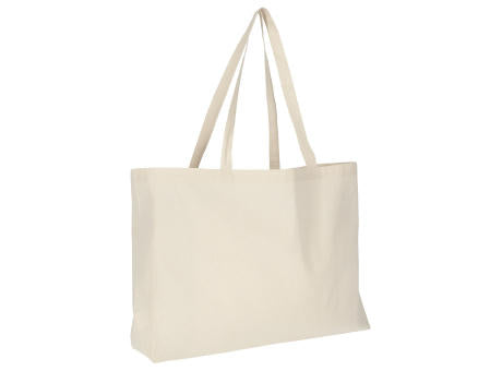 T10014-TEXXILLA Cotton-Shopper, ca. 140 g/m², ca. 48 x 36 cm, mit 12 cm Boden- und Seitenfalte,