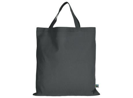 T15001-TEXXILLA Tasche aus Fairtrade-zertifizierter Baumwolle mit zwei kurzen Henkeln, ca. 140 g/m², ca. 38 x 42 cm