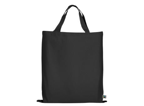 T15001-TEXXILLA Tasche aus Fairtrade-zertifizierter Baumwolle mit zwei kurzen Henkeln, ca. 140 g/m², ca. 38 x 42 cm