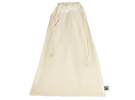 T15092-TEXXILLA Netzbeutel aus Fairtrade-zertifizierter Baumwolle, 30 x 40 cm, ca. 140 g/m²