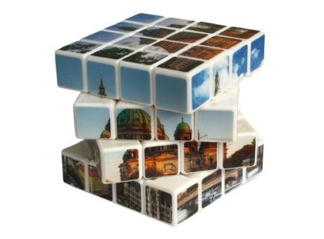 Zauberwürfel 4x4 60 mm auf Basis Sticker
