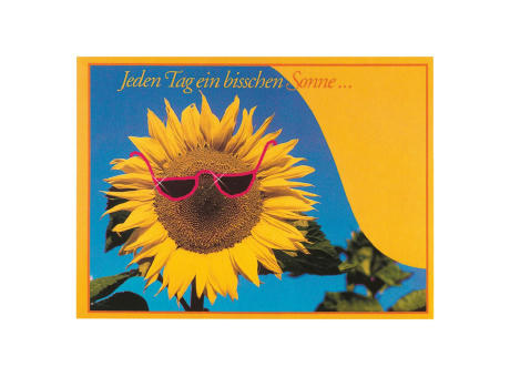 Samen-Briefkarte Sonne 115 x 156 mm